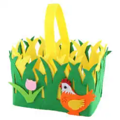 Cos din pasla cu maner 18x12x13 CM