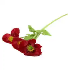 Floare de mac artificial cu boboc