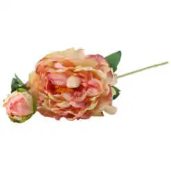 Bujor artificial cu boboc 67 CM