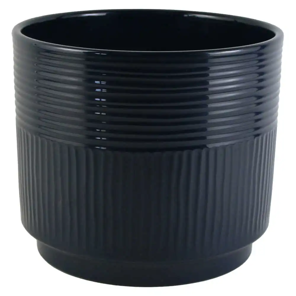 Ghiveci din ceramica Nara Sabi albastru 22x19 CM Ghiveci din ceramica Nara Sabi albastru 22x19 CM