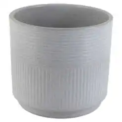 Ghiveci din ceramica Nara Terra gri 13x12 CM