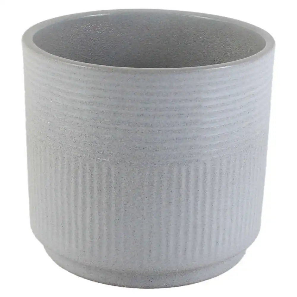 Ghiveci din ceramica Nara Terra gri 13x12 CM