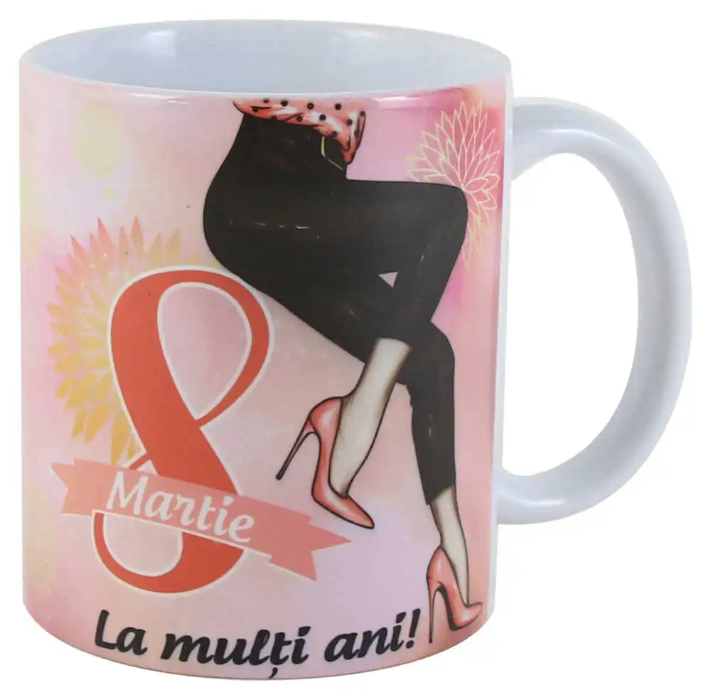 Cana ceramica "La multi ani!...8 Martie" Cana ceramica "La multi ani!...8 Martie"