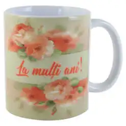 Cana ceramica "La multi ani!"