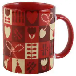 Cana ceramica Martisor rosu