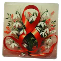 Magnet din ceramica 8 Martie