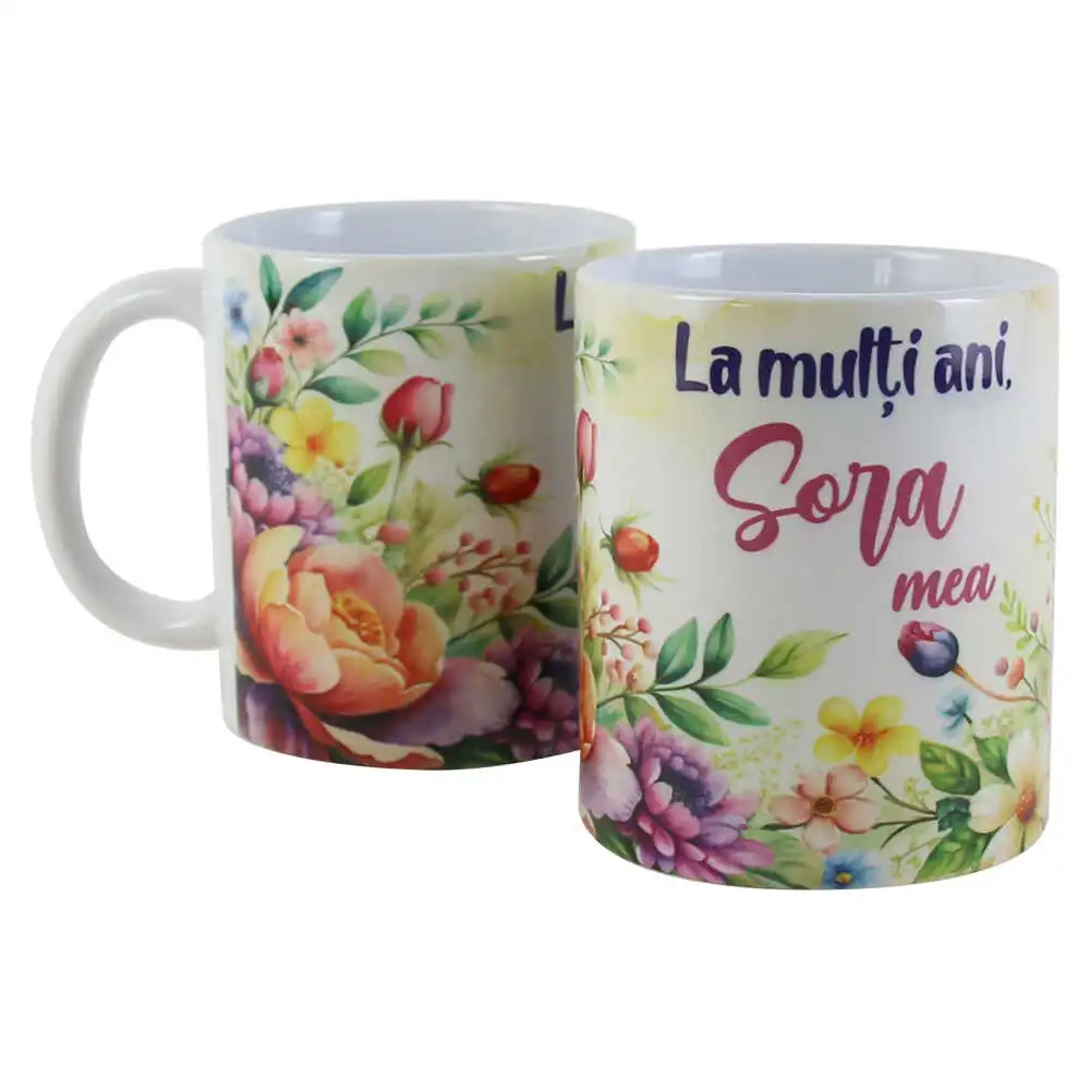 Cana ceramica "La multi ani