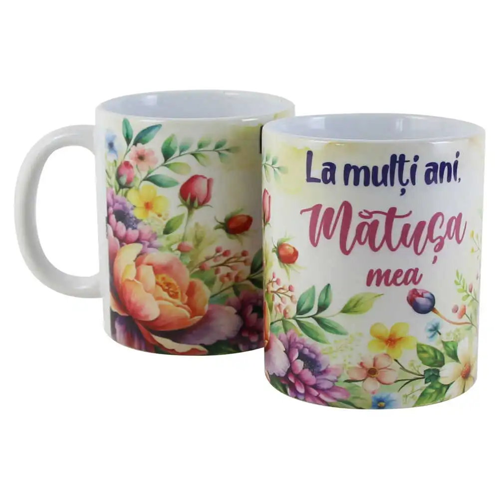 Cana ceramica "La multi ani