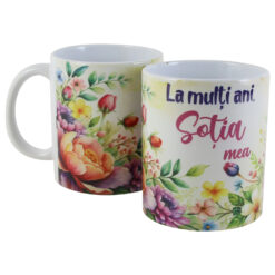 Cana ceramica "La multi ani