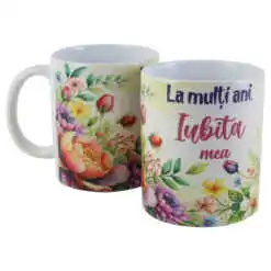 Cana ceramica "La multi ani