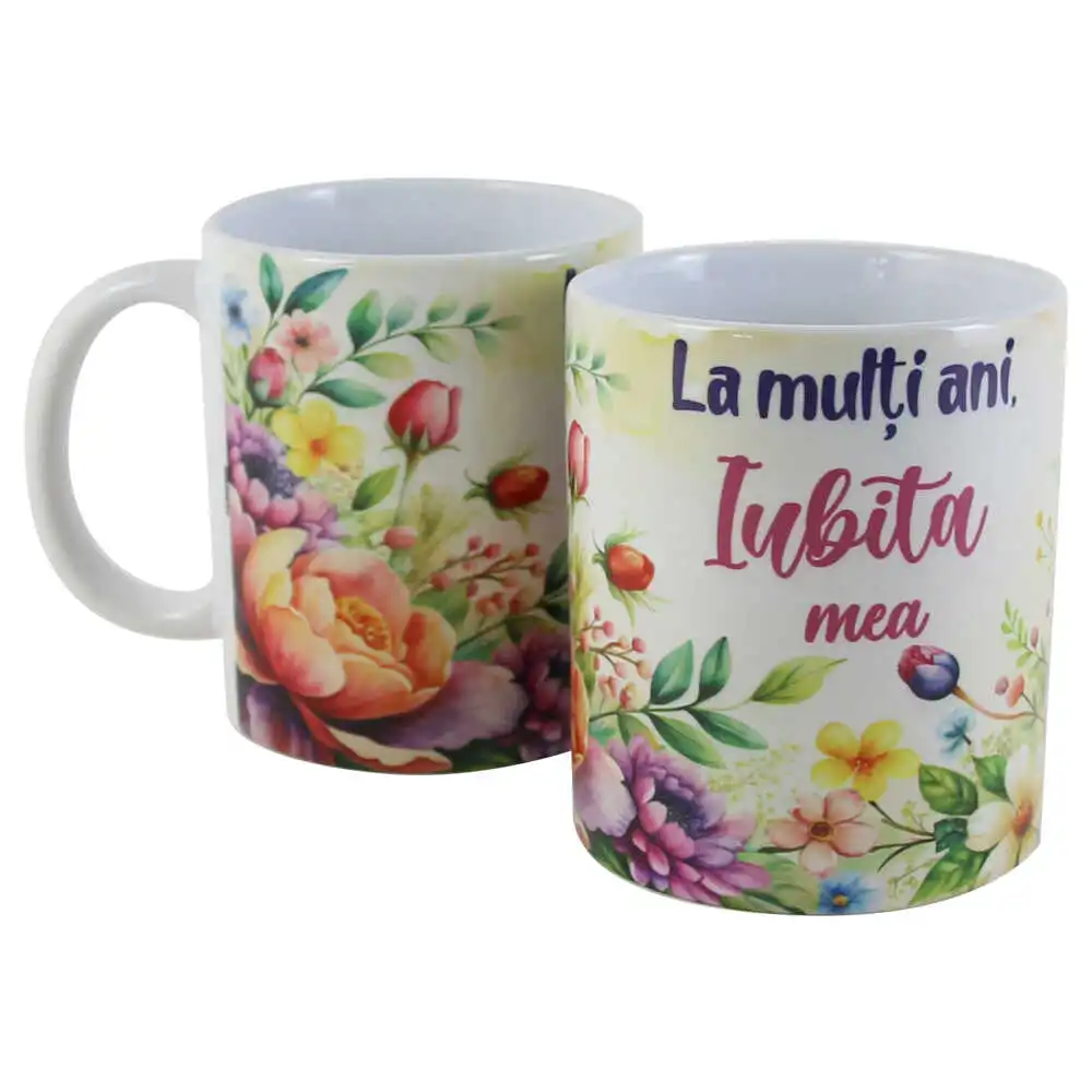 Cana ceramica "La multi ani Cana ceramica "La multi ani