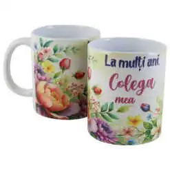 Cana ceramica "La multi ani