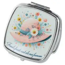 Oglinda de buzunar "Femeile fericite..."