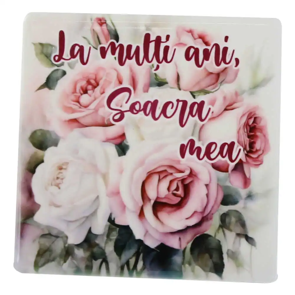 Magnet din ceramica "La multi ani