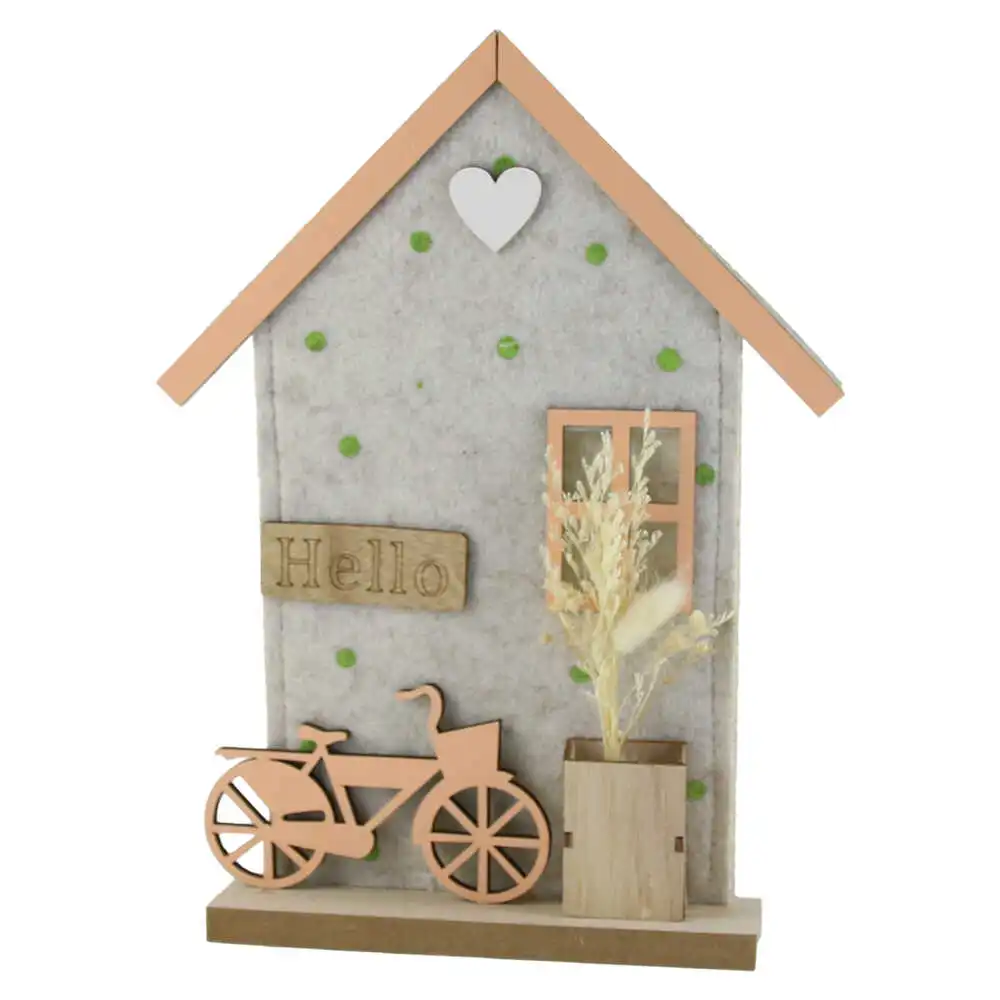 Decoratiune din pasla Casuta "Home" Decoratiune din pasla Casuta "Home"