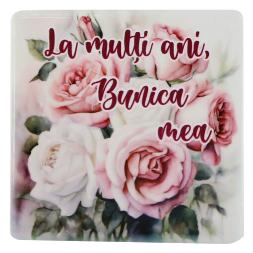 Magnet din ceramica "La multi ani