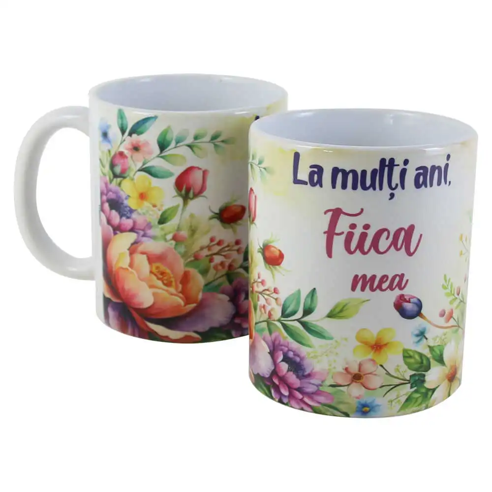 Cana ceramica "La multi ani