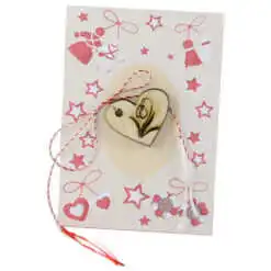 Martisor Ghiocel din lemn 2 CM