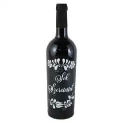 Vin rosu 750 ml "Sok szeretettel"