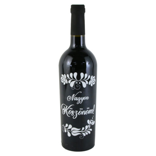 Vin rosu 750 ml "Nagyon Koszonom!"