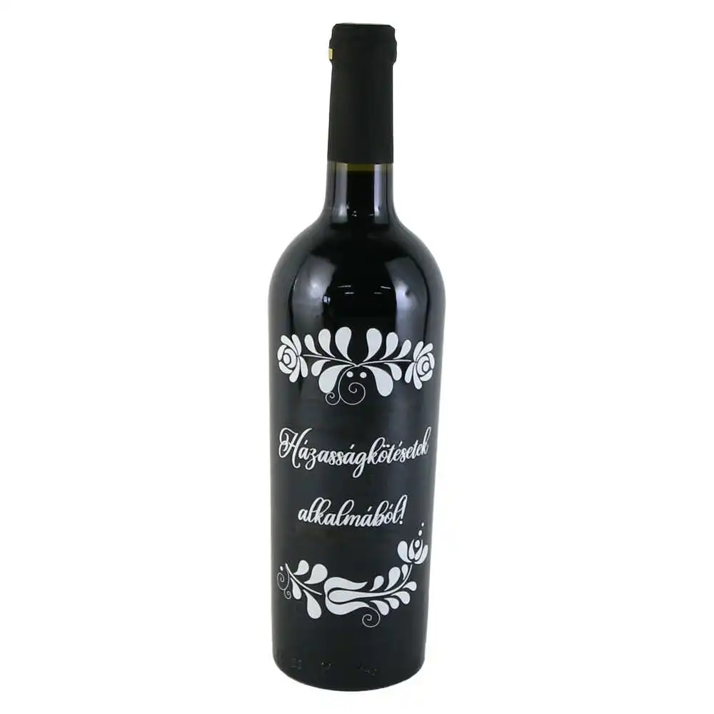 Vin rosu 750 ml "Hazassagkotesetek alkalmabol!" Vin rosu 750 ml "Hazassagkotesetek alkalmabol!"