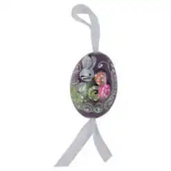 Ou de Paste din lemn pictat manual 4 CM - Diverse modele si culori