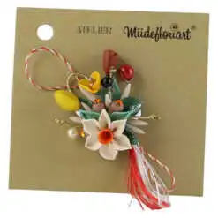 Brosa martisor cu margele - Modele variate