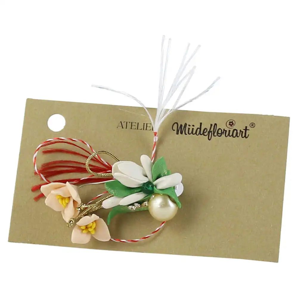Brosa martisor cu margele - Modele variate