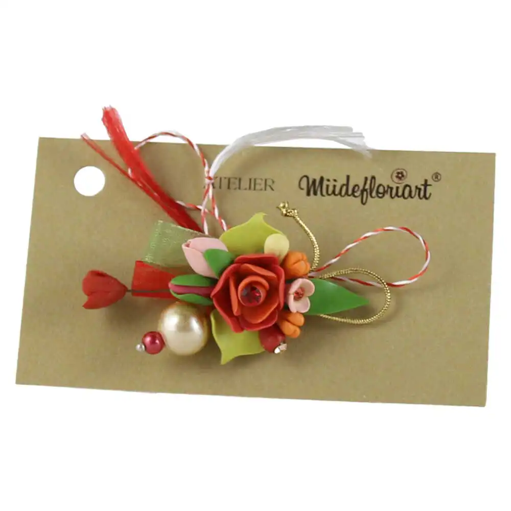 Brosa martisor cu margele - Modele variate