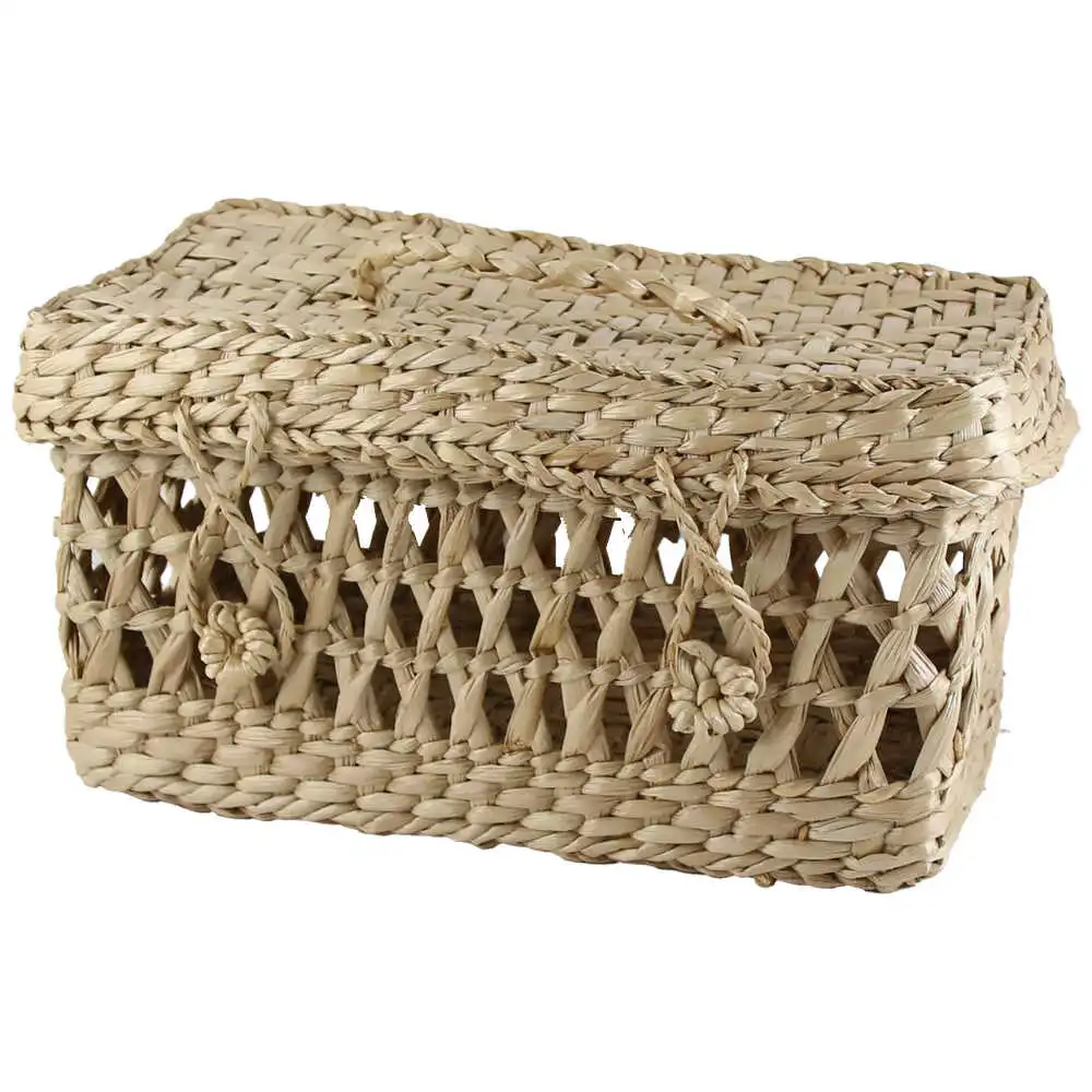 Cutie depozitare din papura 32x20x17 CM Cutie depozitare din papura 32x20x17 CM