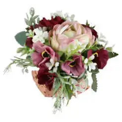 Aranjament floral din trandafiri de sapun in cutie 14x10 CM