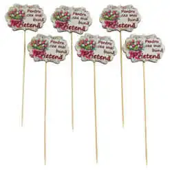 Set 6 pick tablite decorative