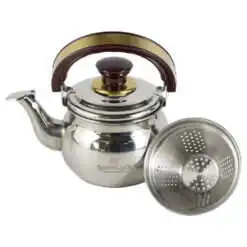 Ceainic din inox cu infuzor si capac 1 L