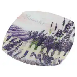 Platou din sticla Lavender 25x25 CM