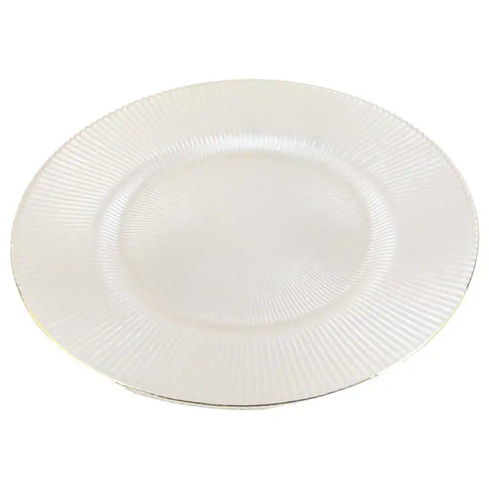 Platou din sticla cu margine aurie Platou din sticla cu margine aurie
