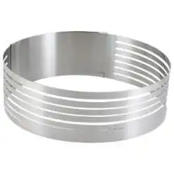 Feliator pentru tort din inox 24/30 CM