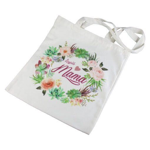 Sacosa textil "Legjobb Mama" 35x40 CM
