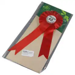 Fundita cu insigna "Boldog 60. Szulinapot"