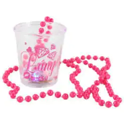 Colier pahar shot cu led "Leanybucsu" - Se vinde 10 buc./pach.