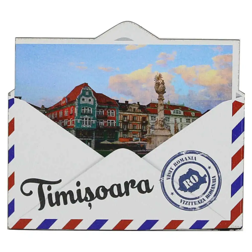 Magnet frigider din lemn "Romania" 9x8 CM Magnet frigider din lemn "Romania" 9x8 CM