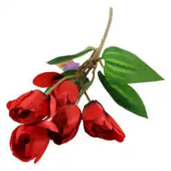 Buchet de lalele artificiale 5 fire