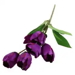 Buchet de lalele artificiale 5 fire