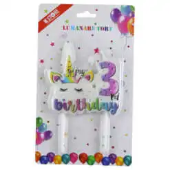 Lumanare tort "My 3 th Birhday