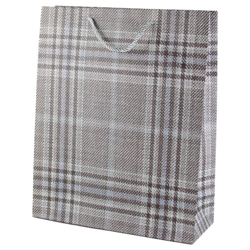Punga cadou din hartie 26x32 CM - Carouri