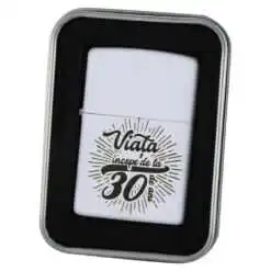 Bricheta metalica "Viata incepe de la 30 de ani"