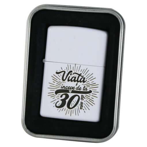 Bricheta metalica "Viata incepe de la 30 de ani"
