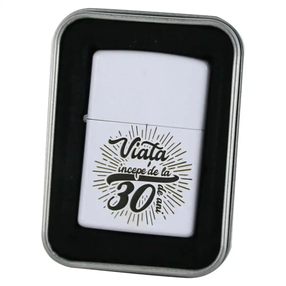 Bricheta metalica "Viata incepe de la 30 de ani"