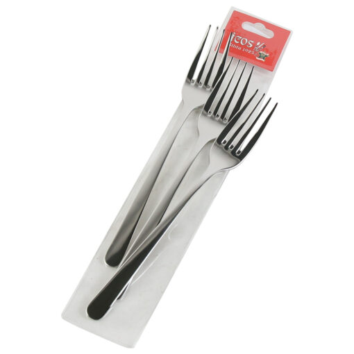 Set 3 furculite din inox Icos