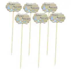 Set 6 pick tablite decorative "Sok szeretettel" 7x24 CM