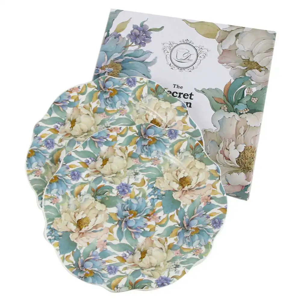 Set 2 farfurii desert "Peony White" Set 2 farfurii desert "Peony White"